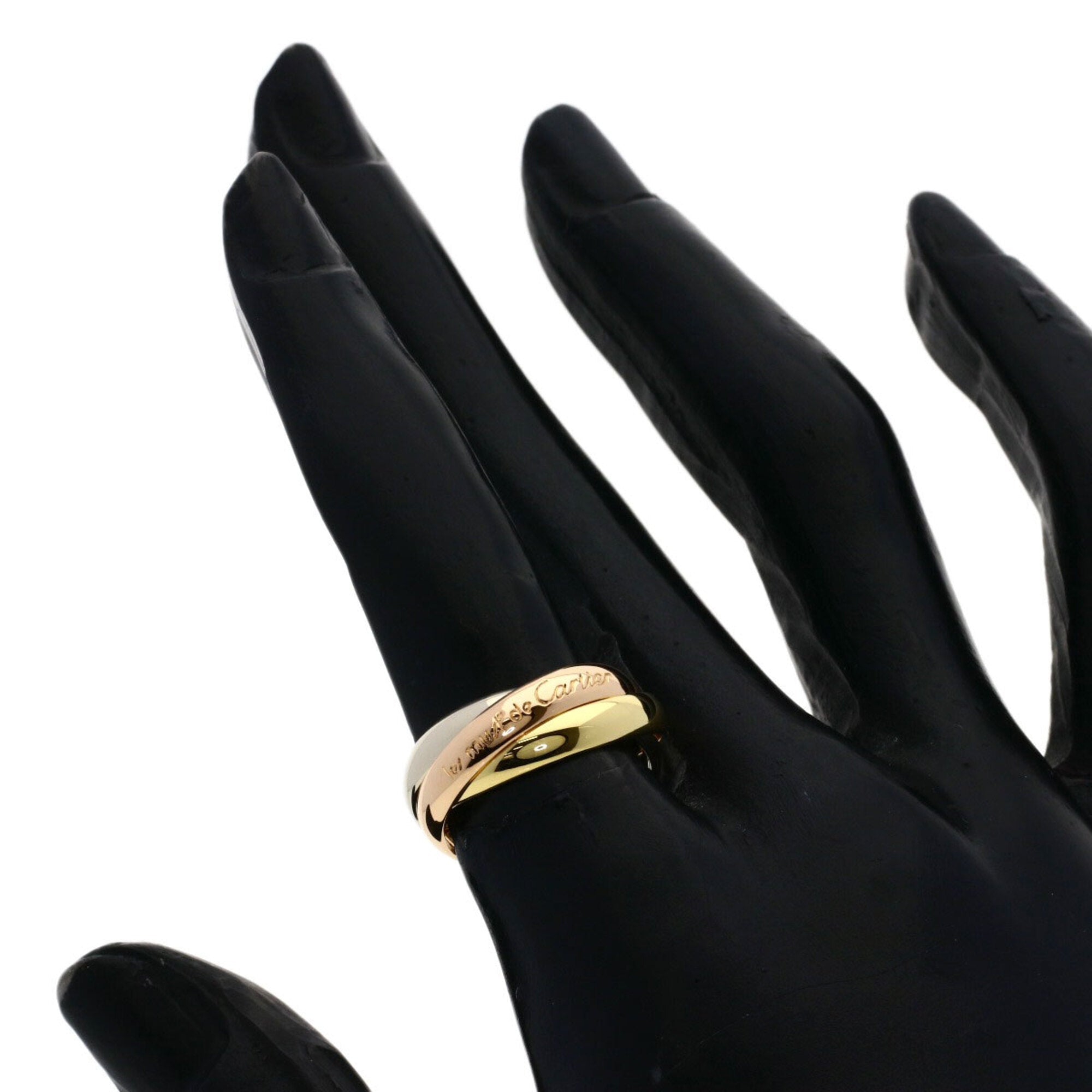 Trinity Ring 18K Yellow Gold and 18K White Gold