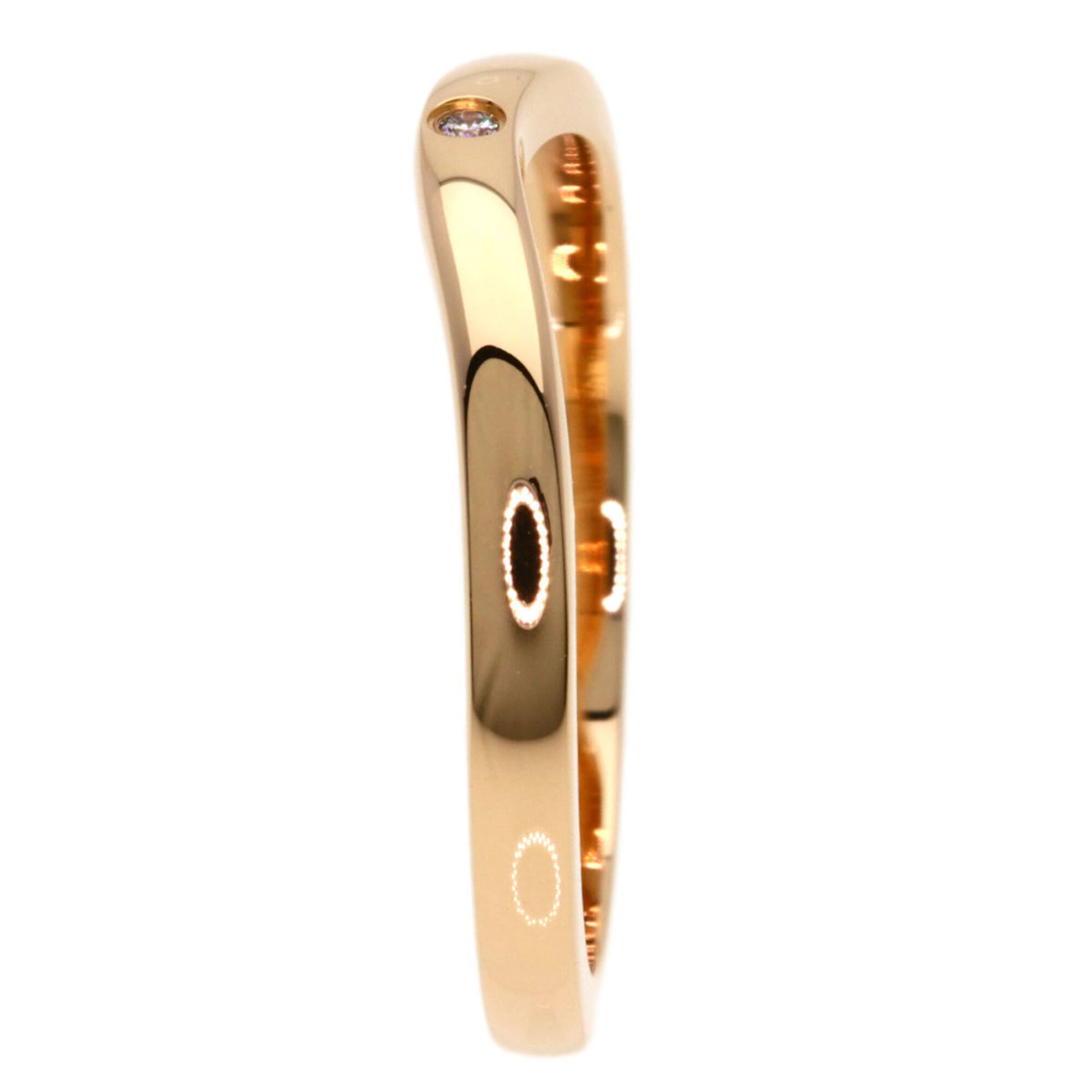 Ballerina Curve Ring 18K Rose Gold with Diamond