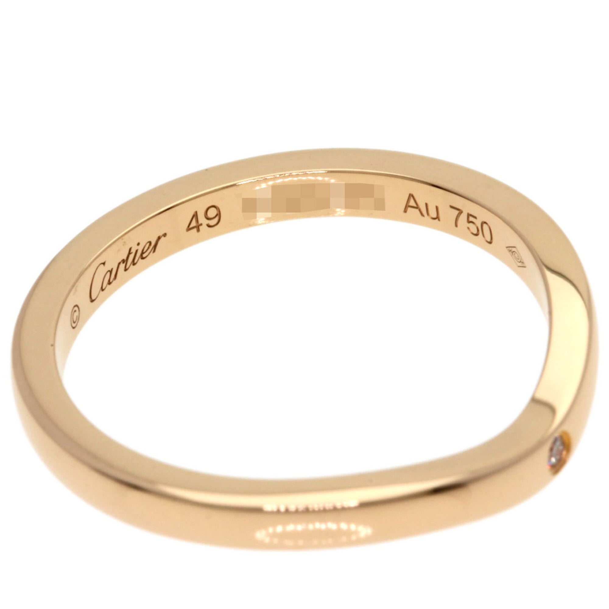 Ballerina Curve Ring 18K Rose Gold with Diamond