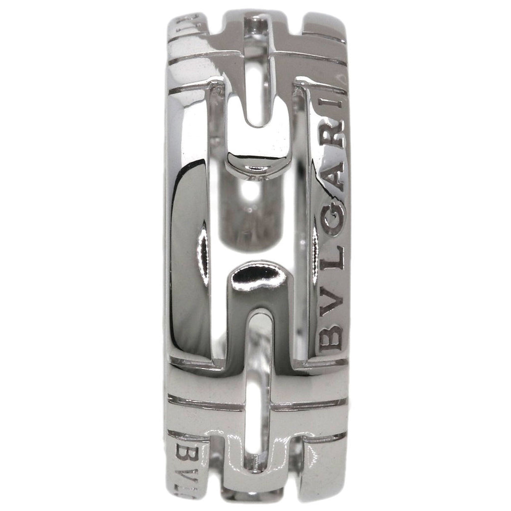 Parentesi Open Ring 18K White Gold