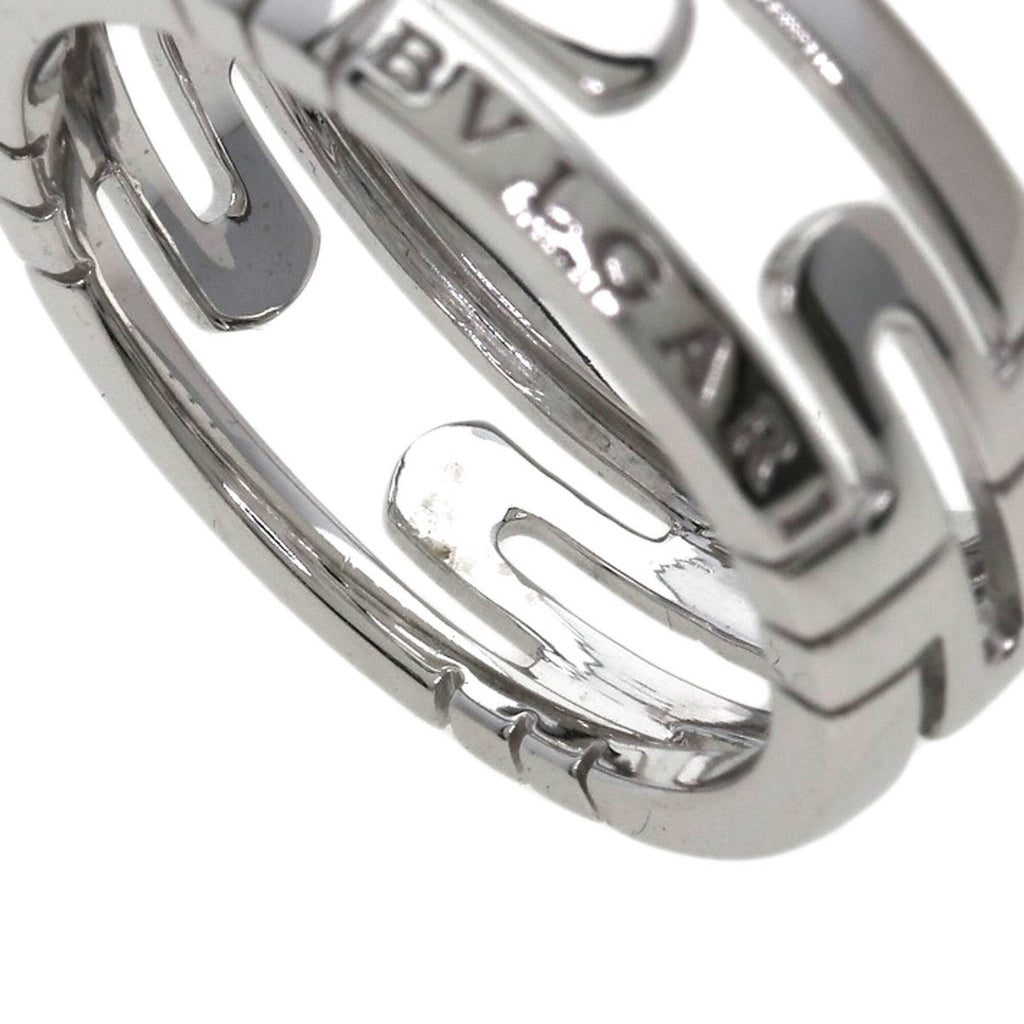 Parentesi Open Ring 18K White Gold