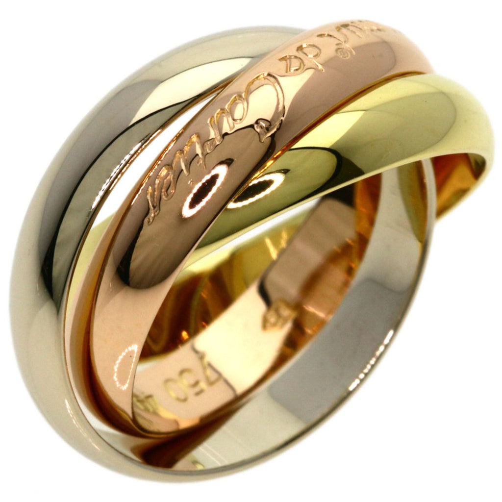 Trinity Ring 18K Yellow Gold and 18K White Gold