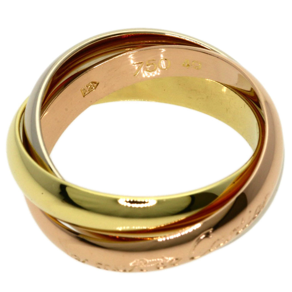 Trinity Ring 18K Yellow Gold and 18K White Gold