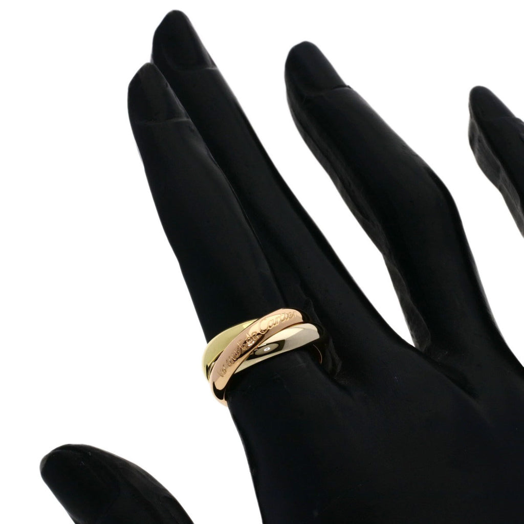 Trinity Ring 18K Yellow Gold and 18K White Gold