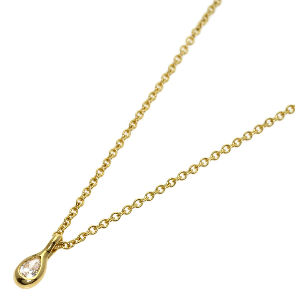 Elsa Peretti Diamonds By The Yard Pendant Necklace 18K Yellow Gold and Diamond
