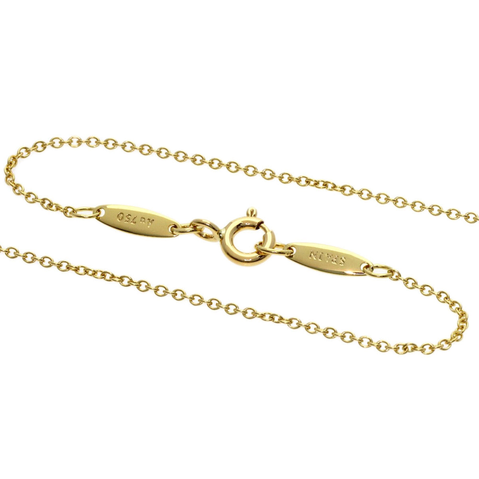 Elsa Peretti Diamonds By The Yard Pendant Necklace 18K Yellow Gold and Diamond