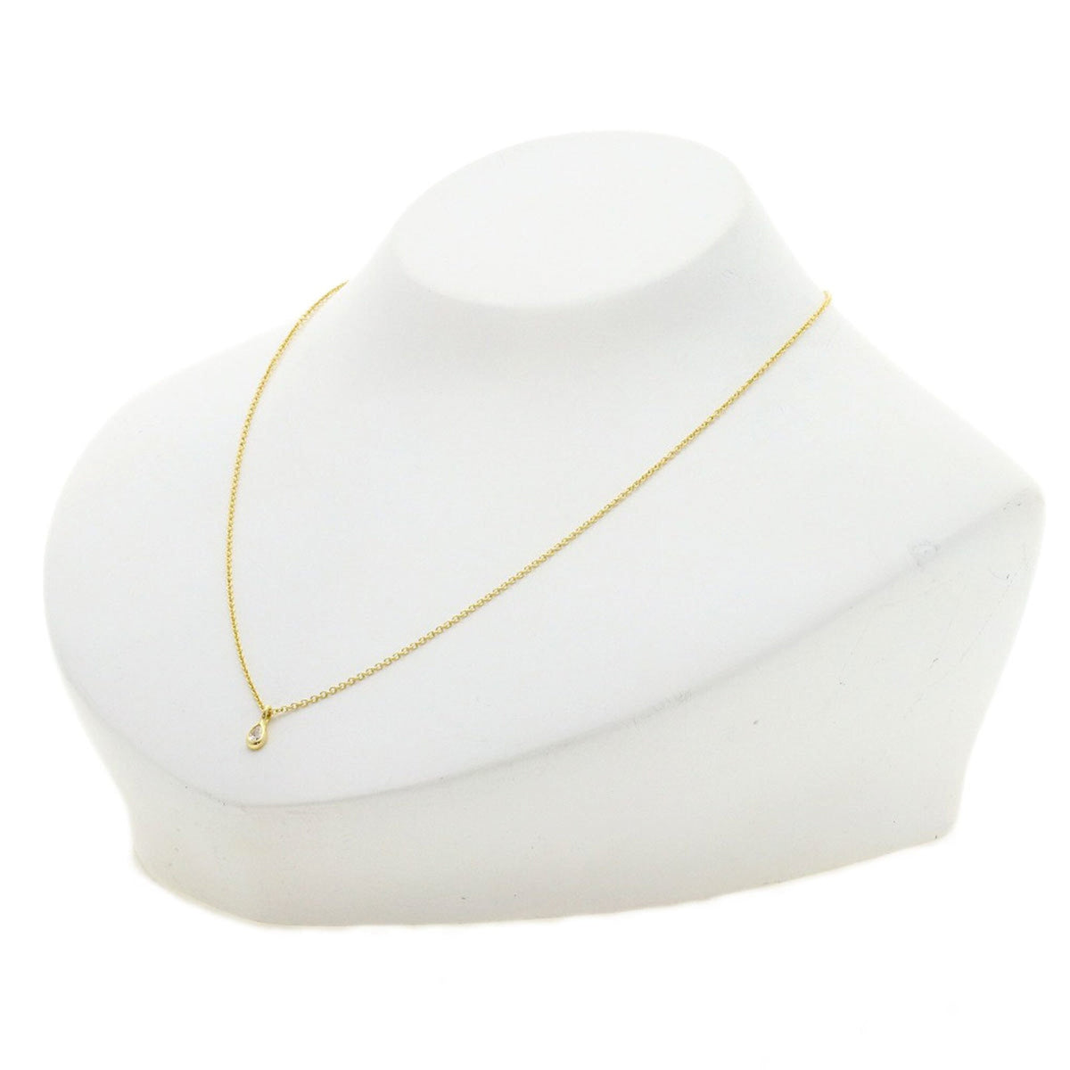 Elsa Peretti Diamonds By The Yard Pendant Necklace 18K Yellow Gold and Diamond