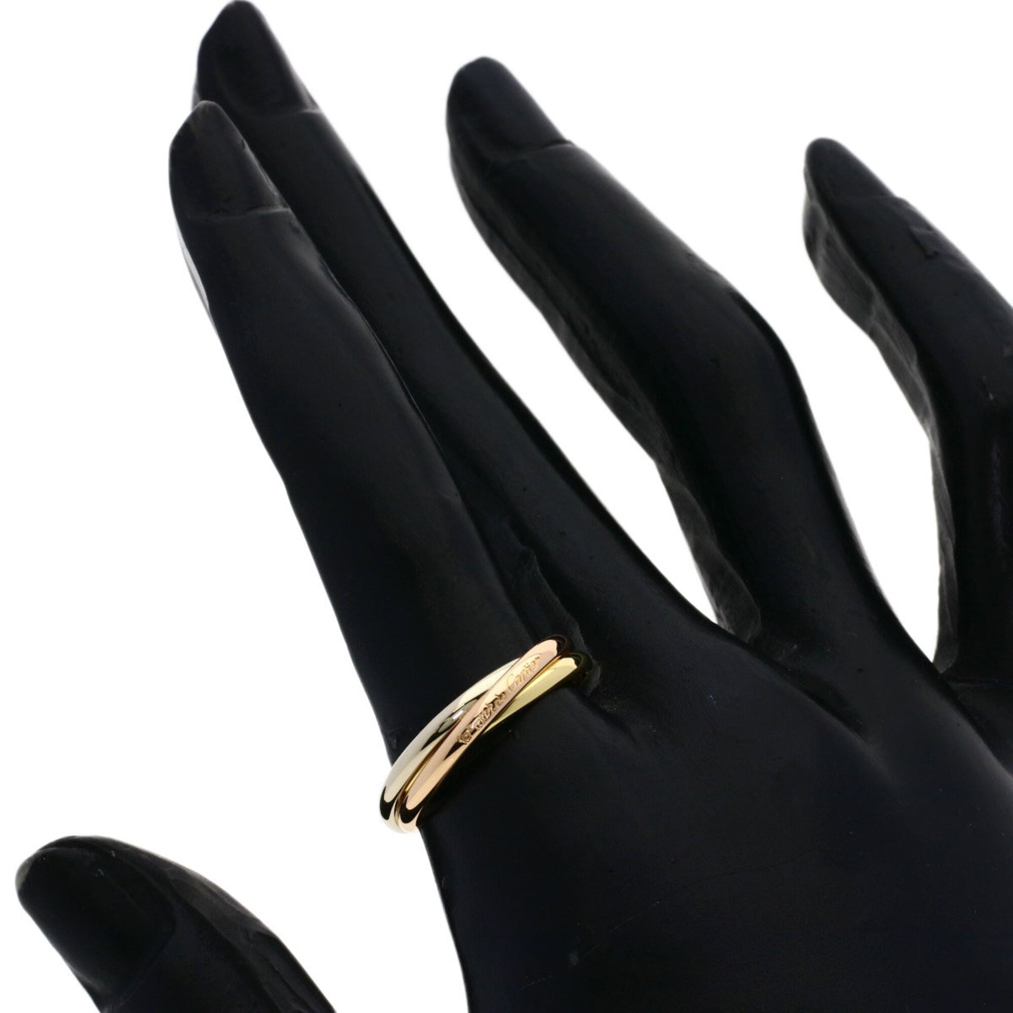 Trinity Ring 18K Yellow Gold and 18K White Gold