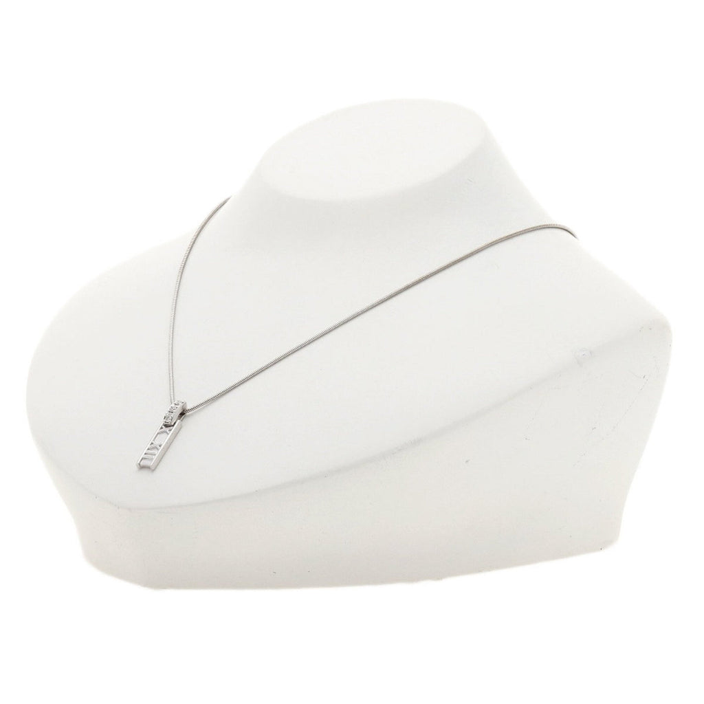 Atlas Pendant Necklace 18K White Gold