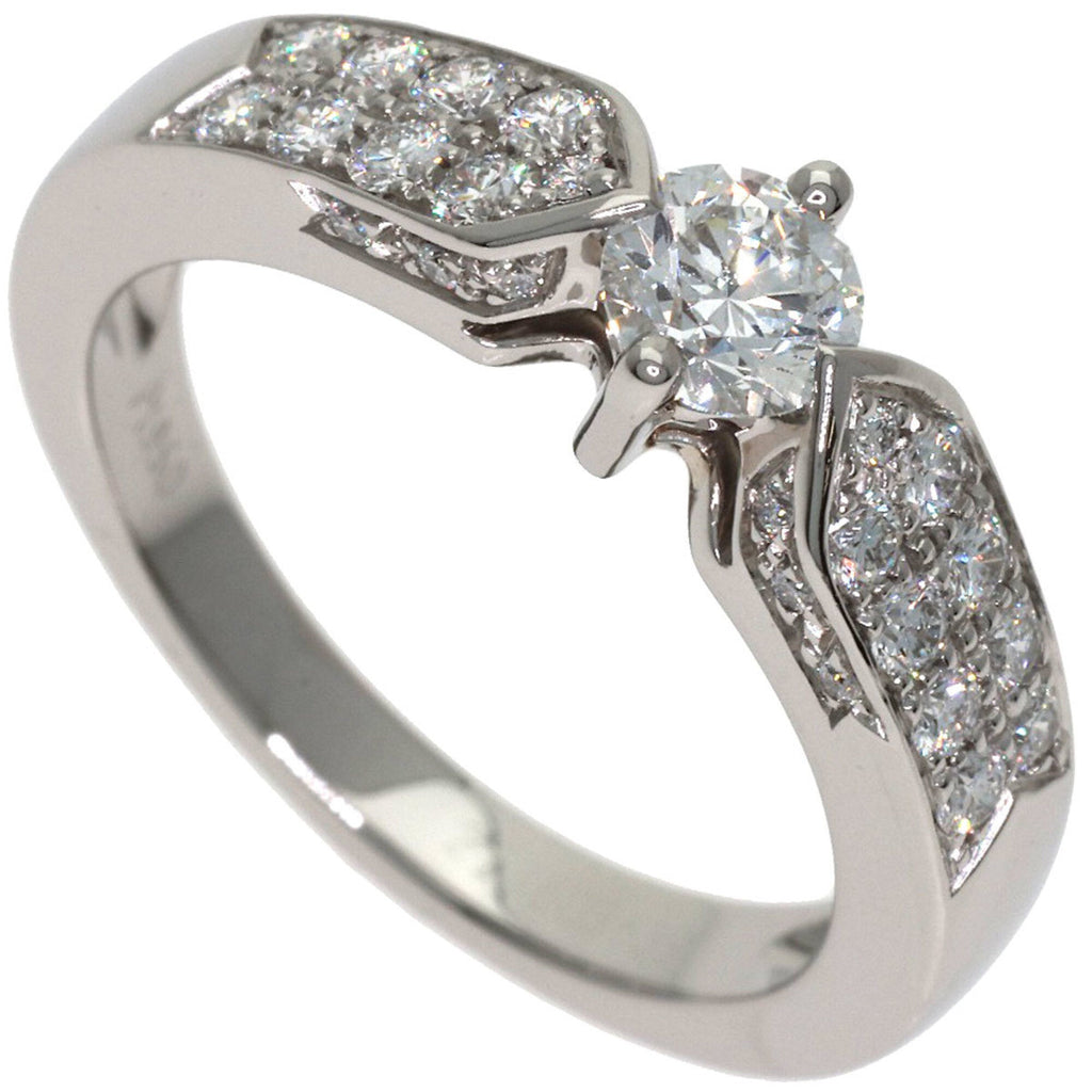 Band Ring Platinum with Diamond
