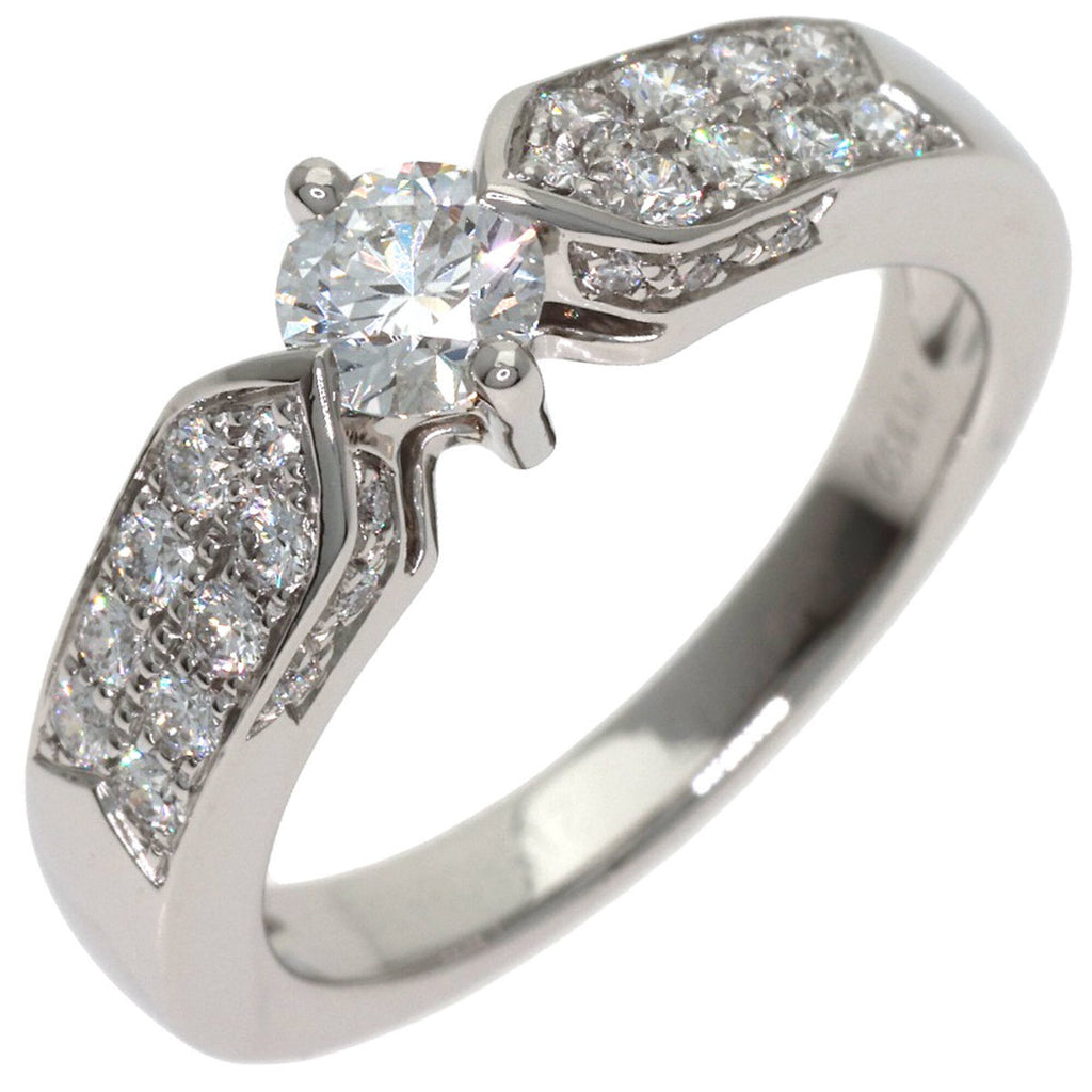 Band Ring Platinum with Diamond