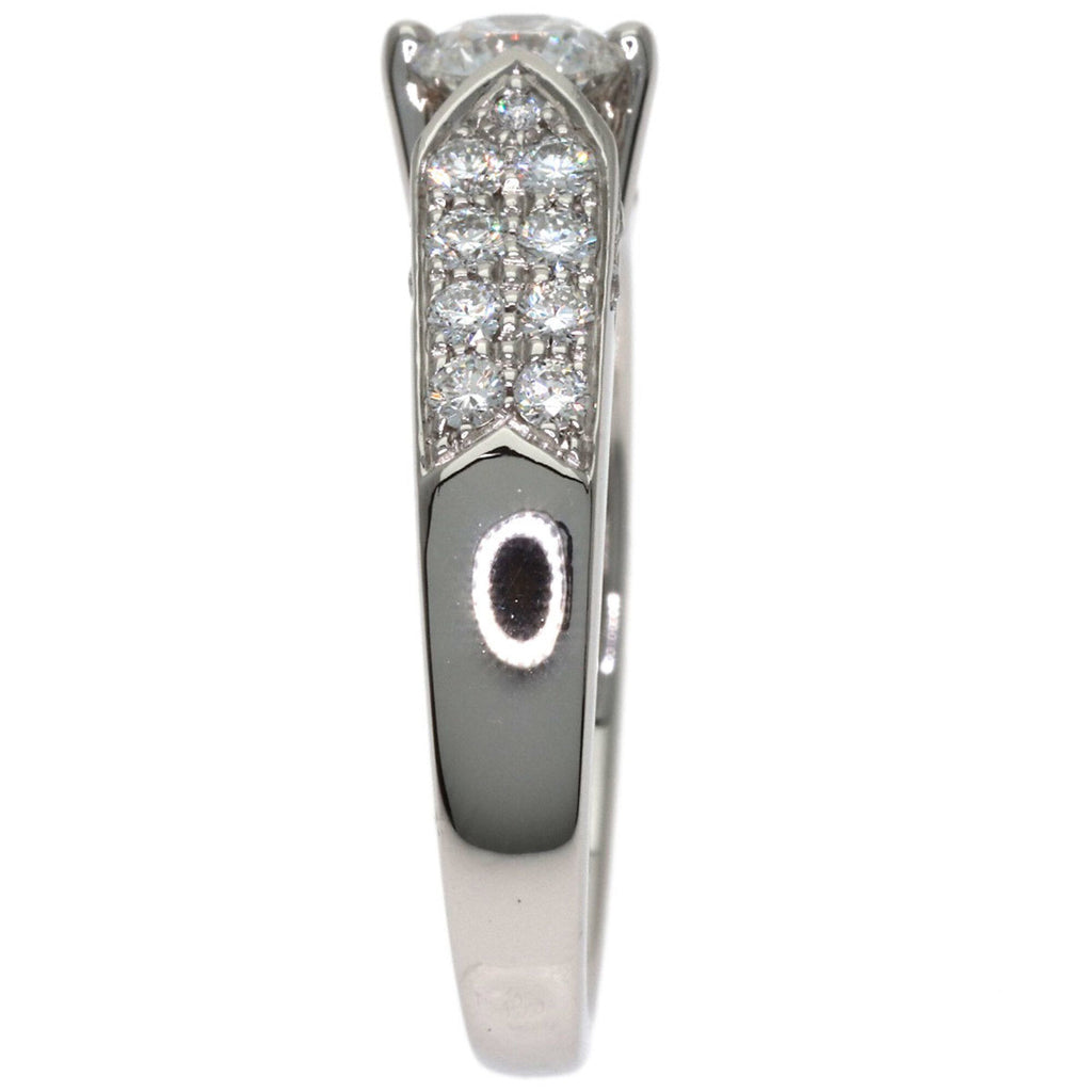 Band Ring Platinum with Diamond