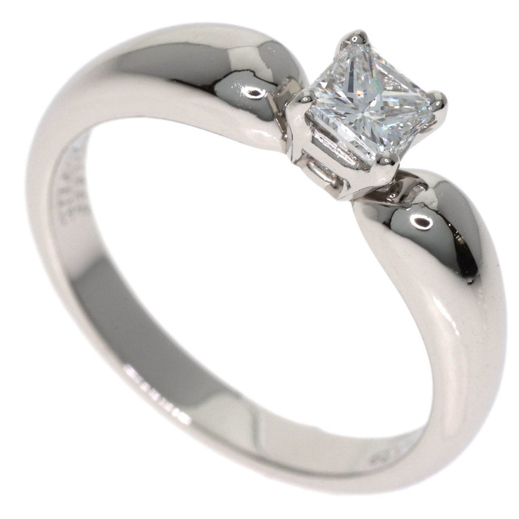 Square Princess Cut Diamond Ring Platinum