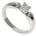Square Princess Cut Diamond Ring Platinum