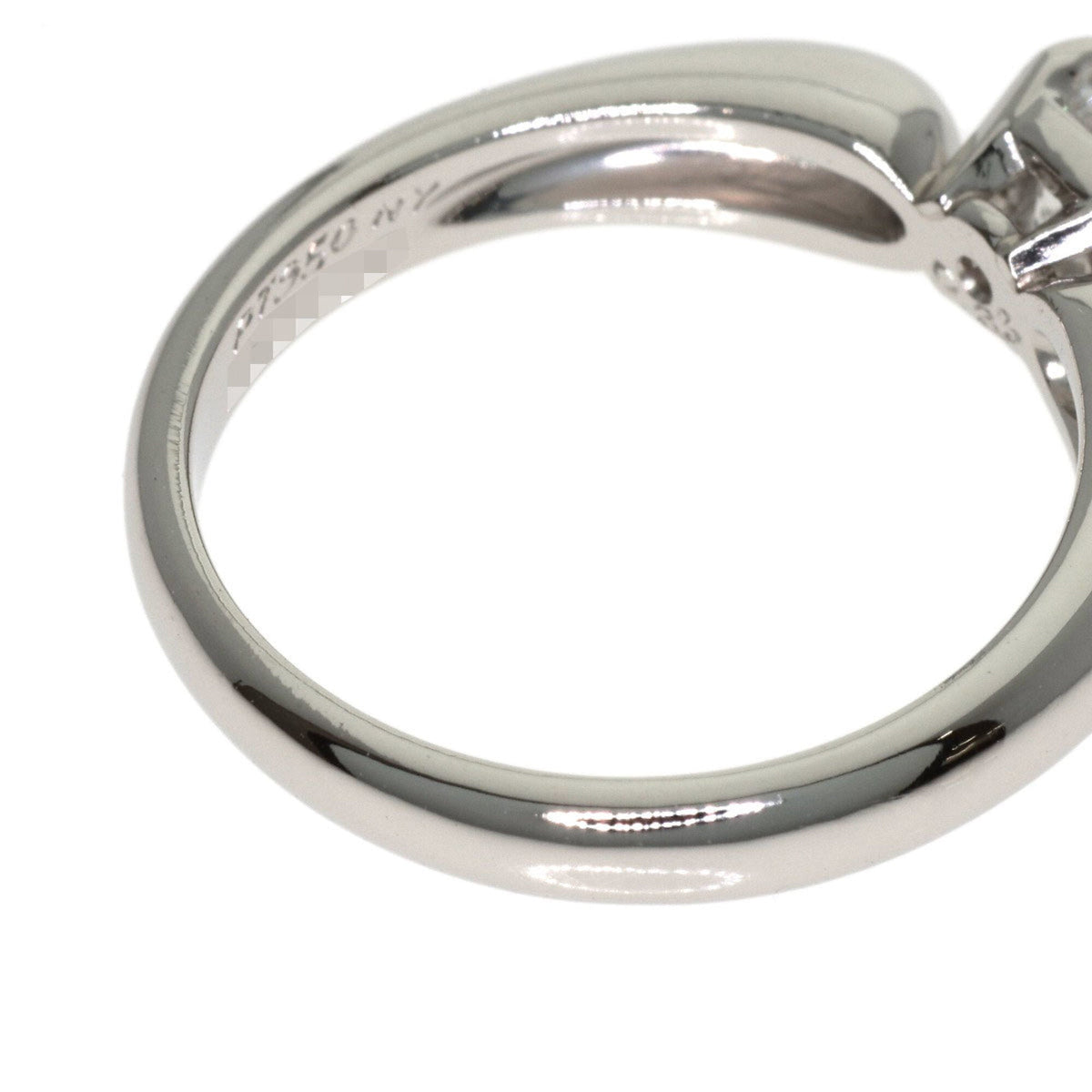 Square Princess Cut Diamond Ring Platinum