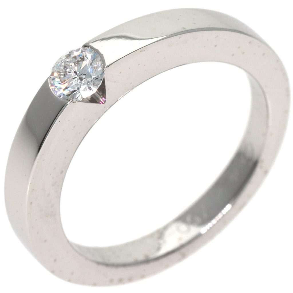 Band Ring 18K White Gold with Diamond