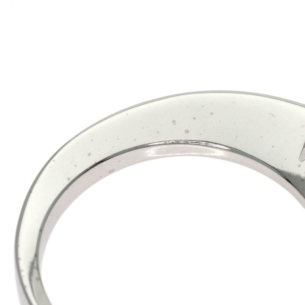 Band Ring 18K White Gold with Diamond