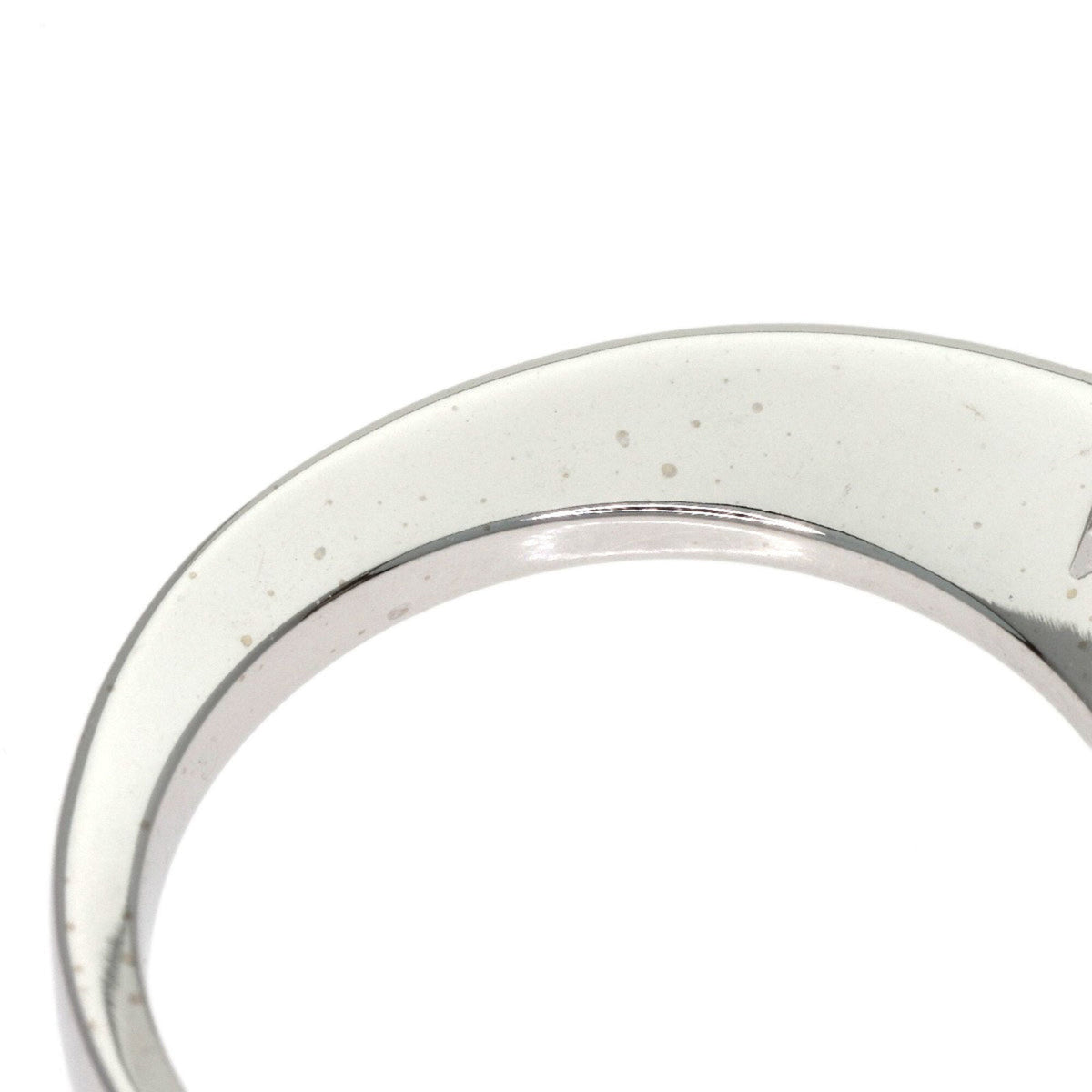 Band Ring 18K White Gold with Diamond