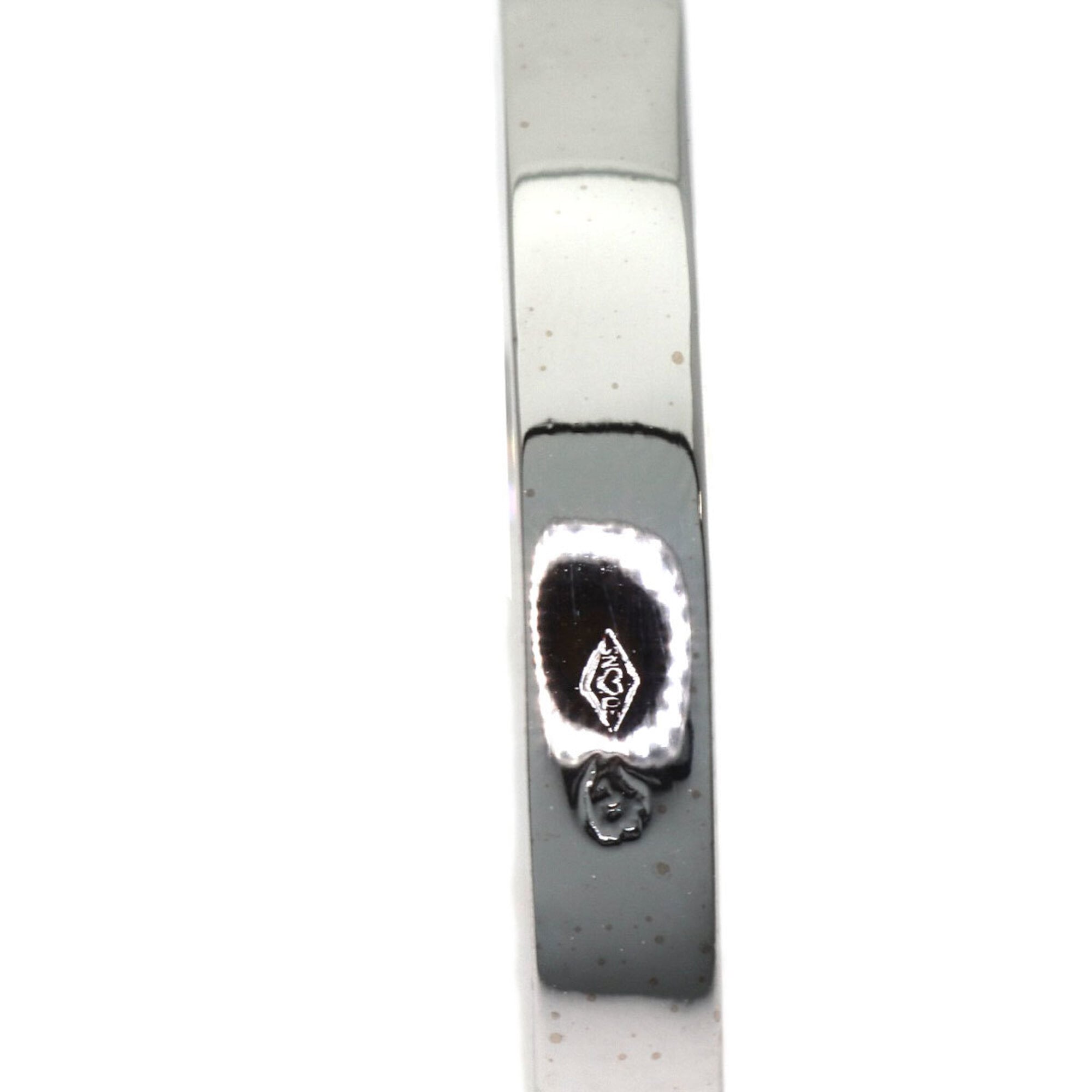 Band Ring 18K White Gold with Diamond