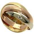 Trinity Ring 18K Yellow Gold and 18K White Gold
