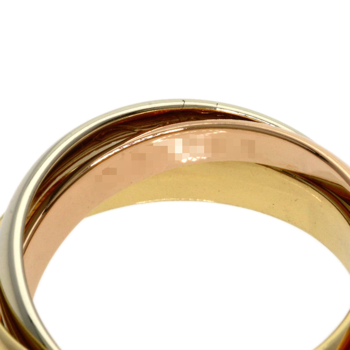 Trinity Ring 18K Yellow Gold and 18K White Gold