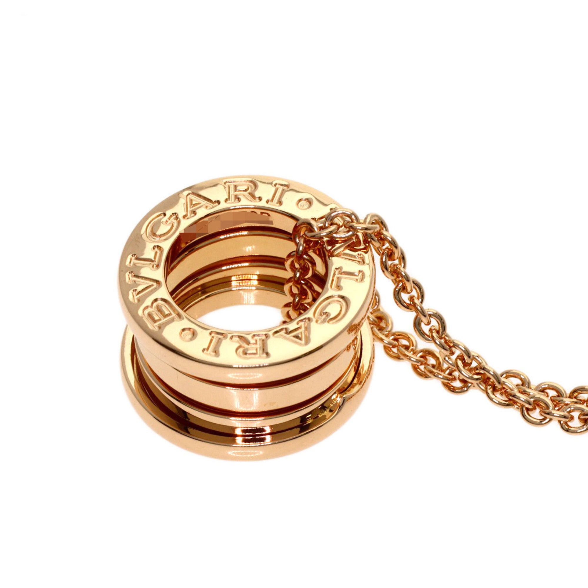 B.Zero1 Pendant Necklace 18K Rose Gold