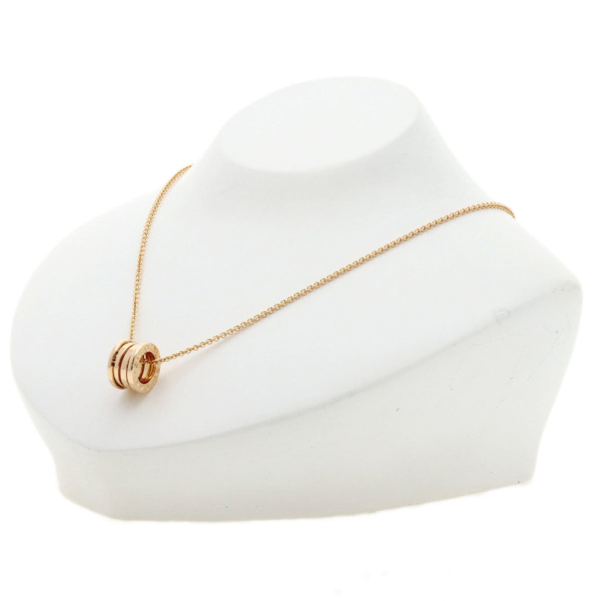 B.Zero1 Pendant Necklace 18K Rose Gold