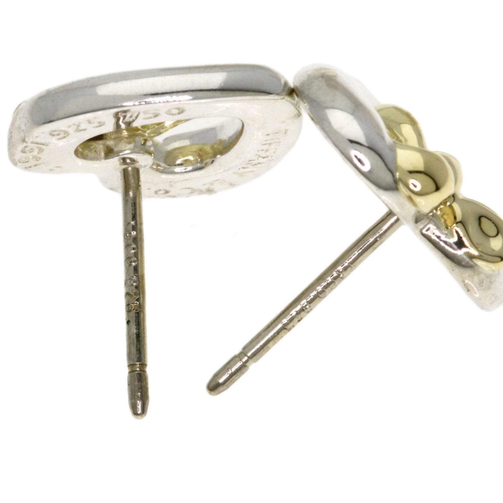 Earrings Sterling Silver and 18K Yellow Gold