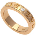 Double Ring 18K Rose Gold with Diamond