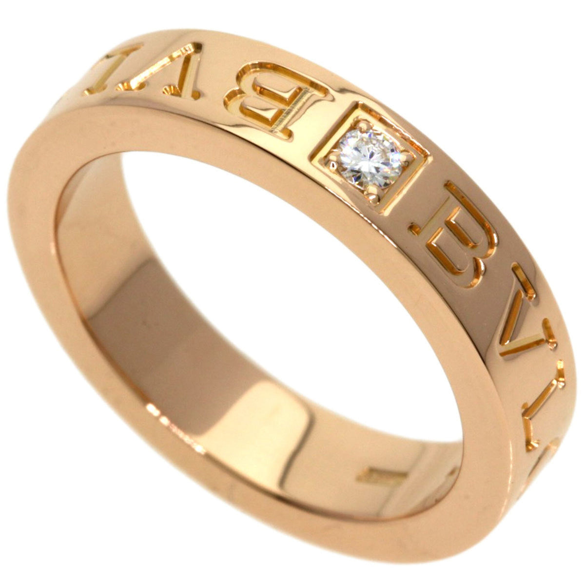 Double Ring 18K Rose Gold with Diamond