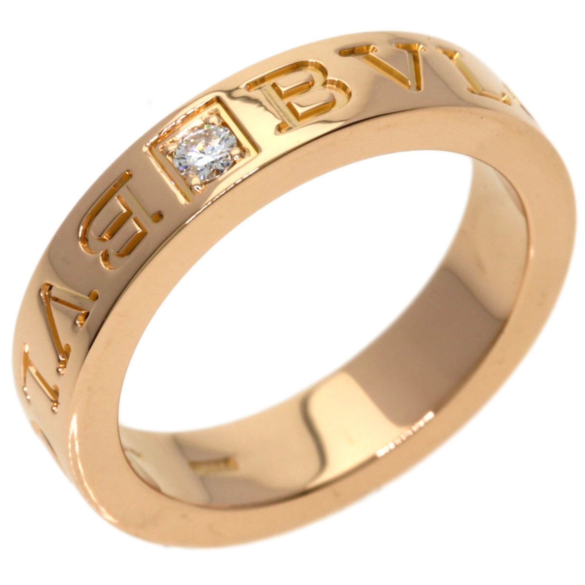 Double Ring 18K Rose Gold with Diamond