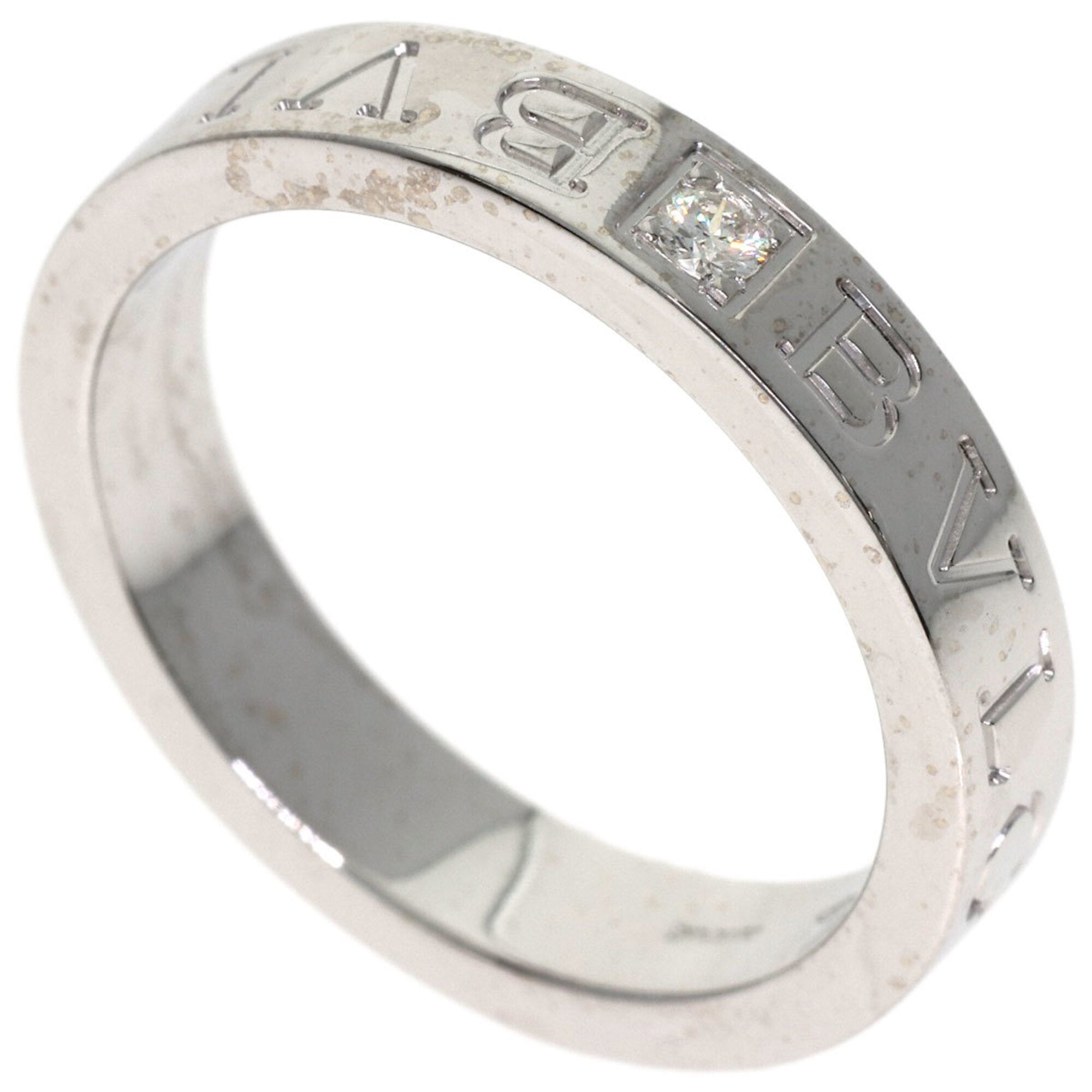 Double Ring 18K White Gold with Diamond