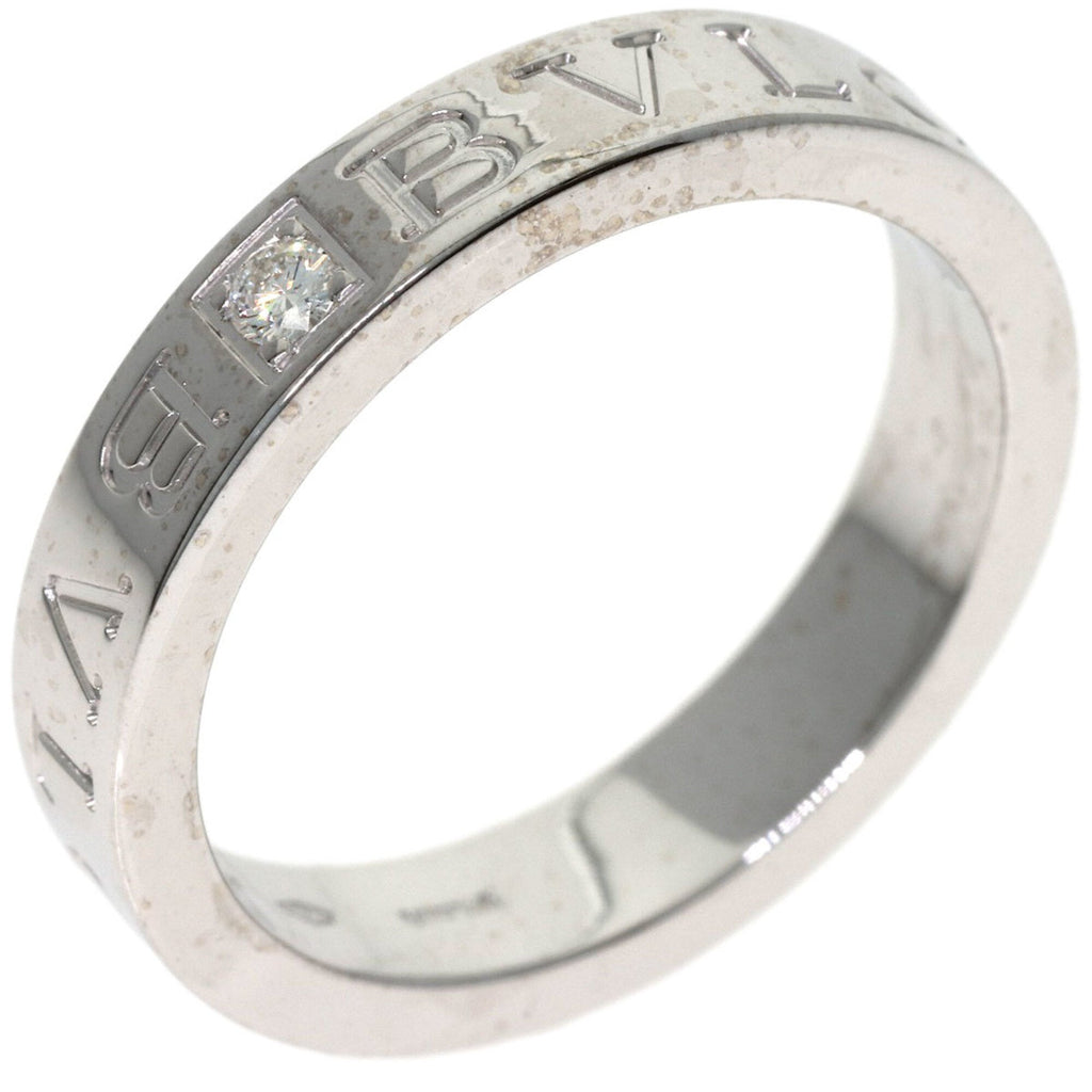 Double Ring 18K White Gold with Diamond