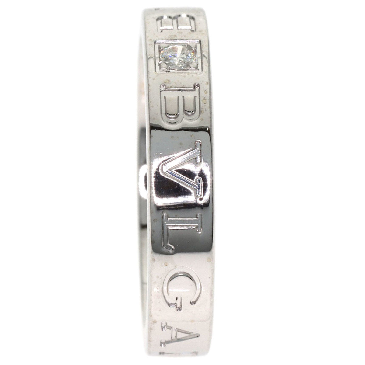 Double Ring 18K White Gold with Diamond