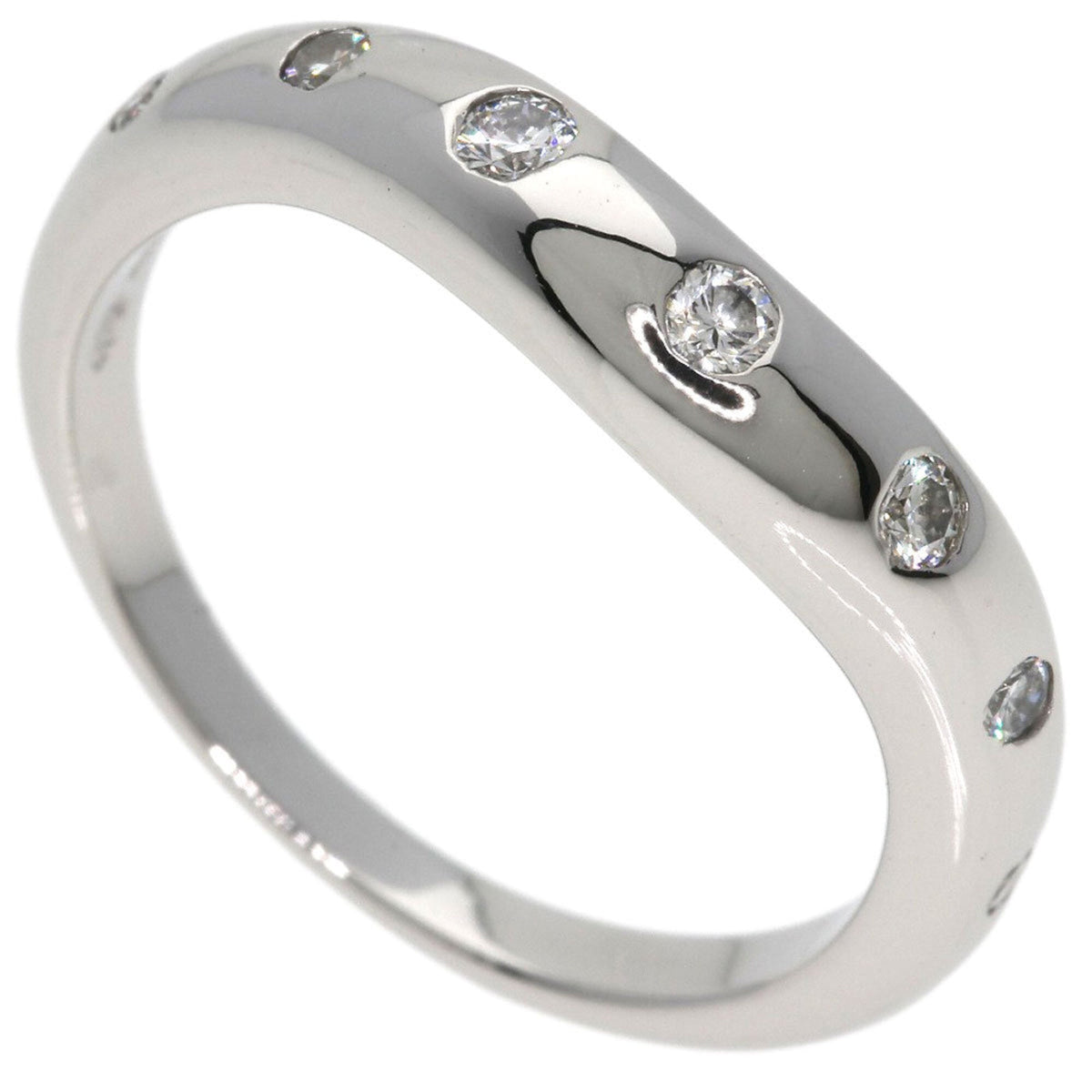 Corona Ring Platinum with Diamond