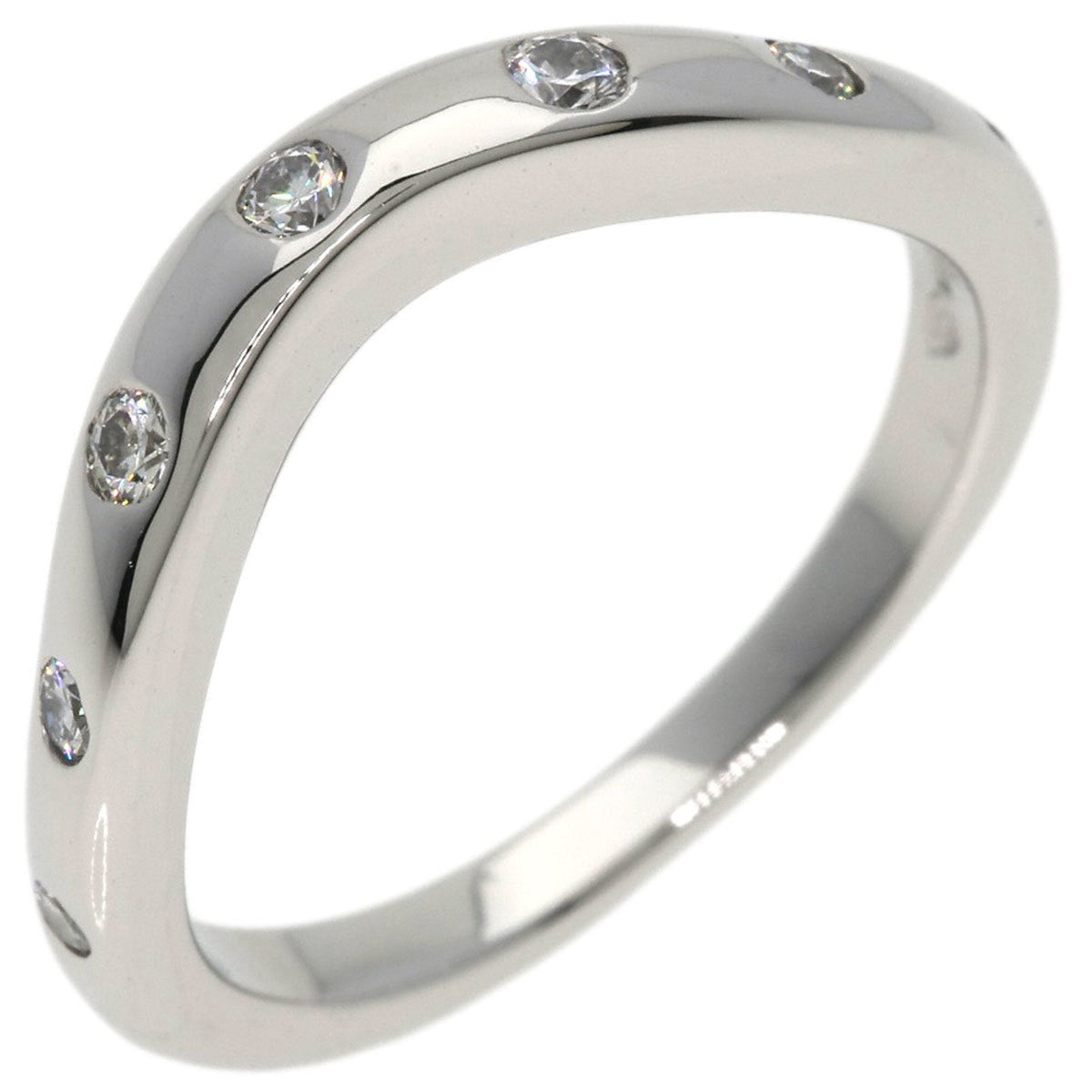Corona Ring Platinum with Diamond