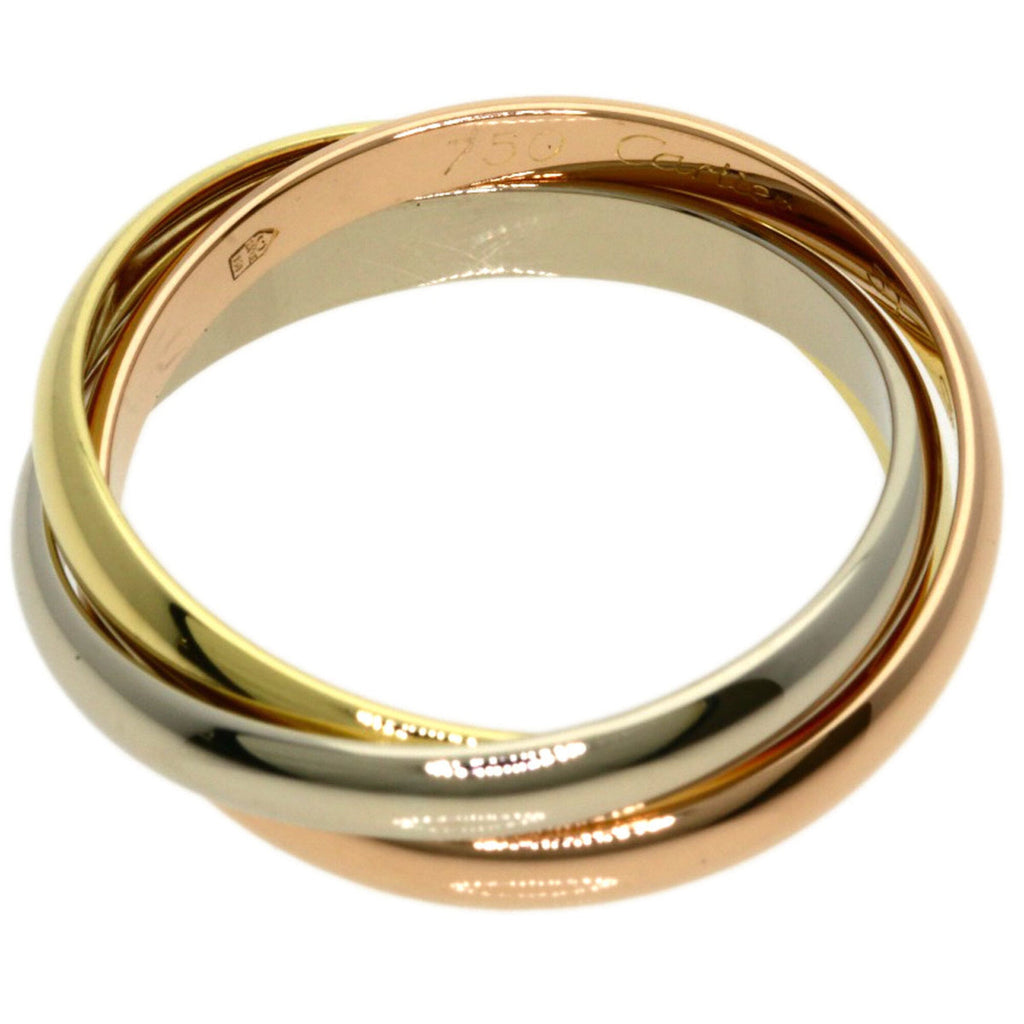 Trinity Ring 18K Yellow Gold and 18K White Gold