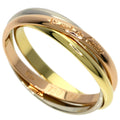 Trinity Ring 18K Yellow Gold and 18K White Gold