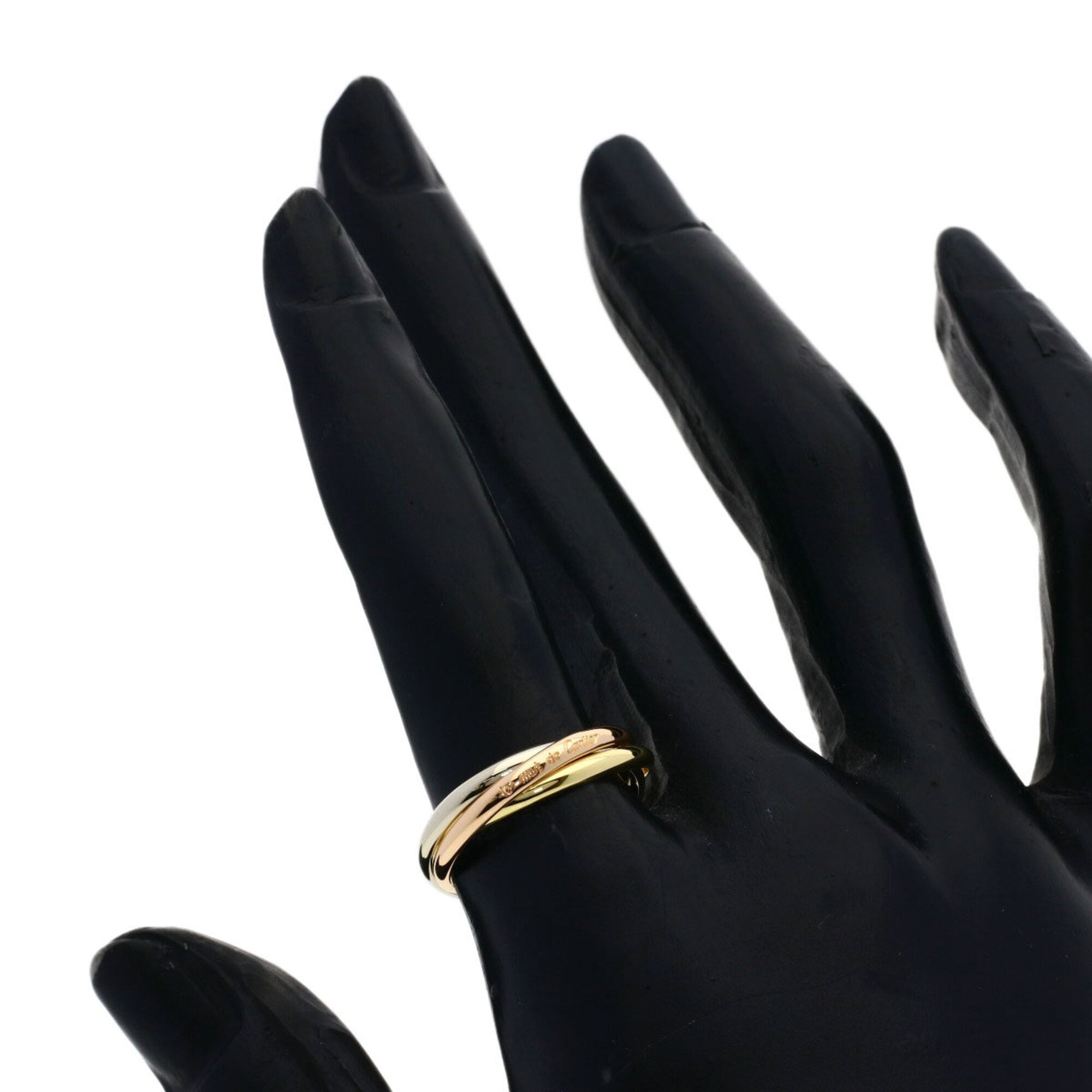 Trinity Ring 18K Yellow Gold and 18K White Gold