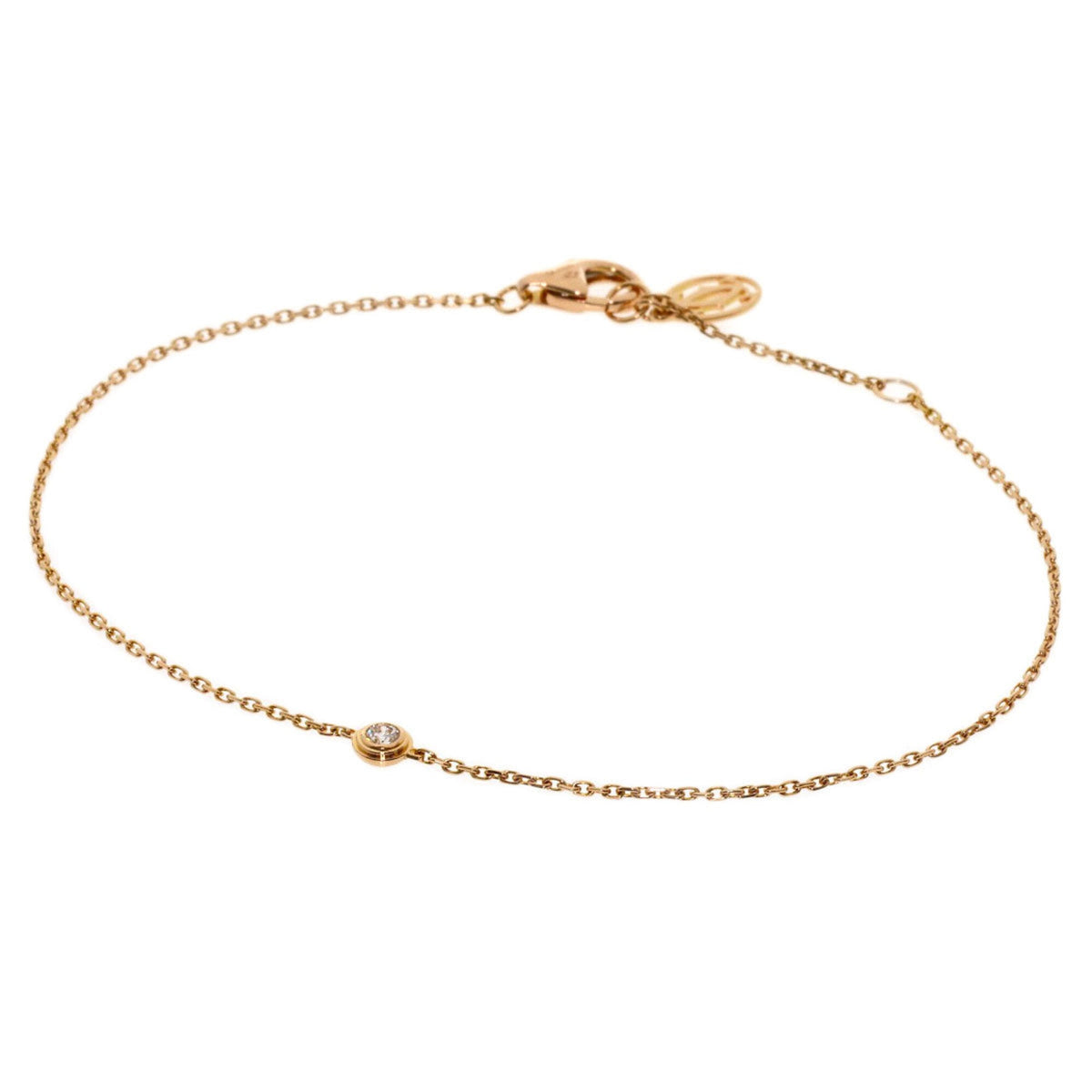 Bracelet 18K Rose Gold with Diamond Mini