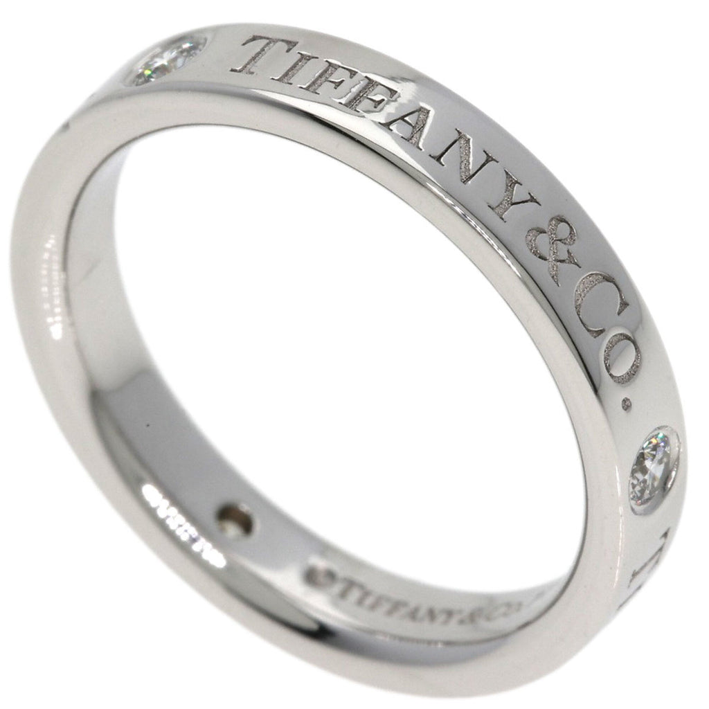 Band Ring Platinum with Diamond