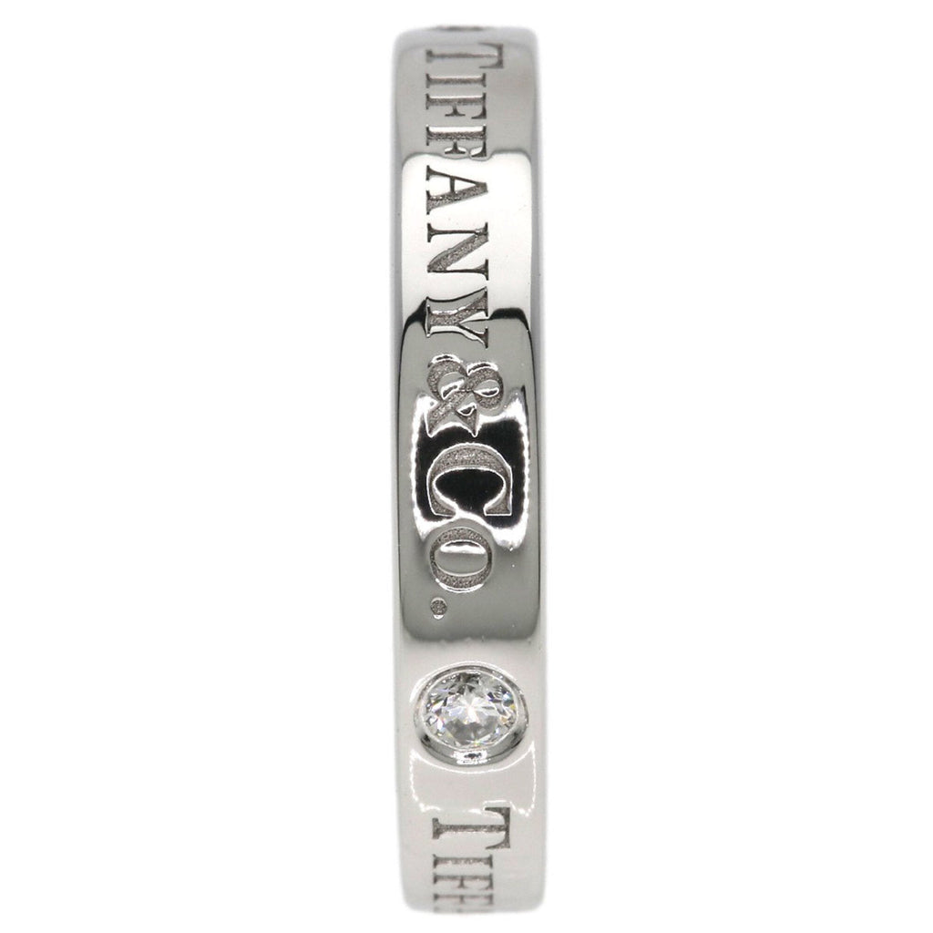 Band Ring Platinum with Diamond