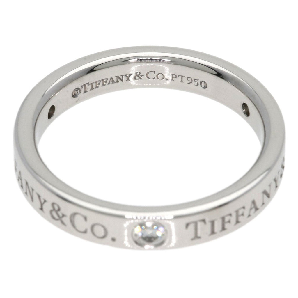 Band Ring Platinum with Diamond