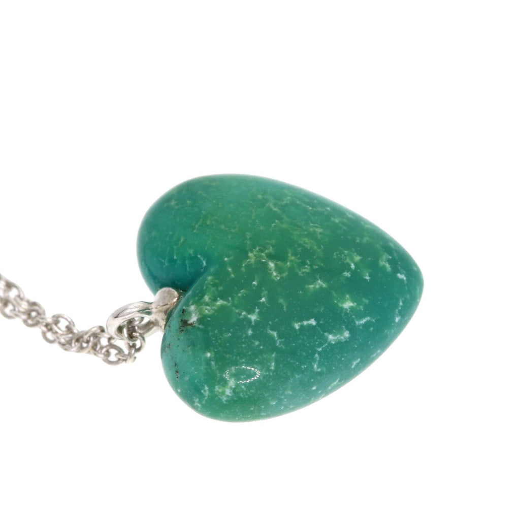 Vintage Pendant Necklace Sterling Silver with Turquoise