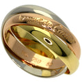 Trinity Ring 18K Yellow Gold and 18K White Gold