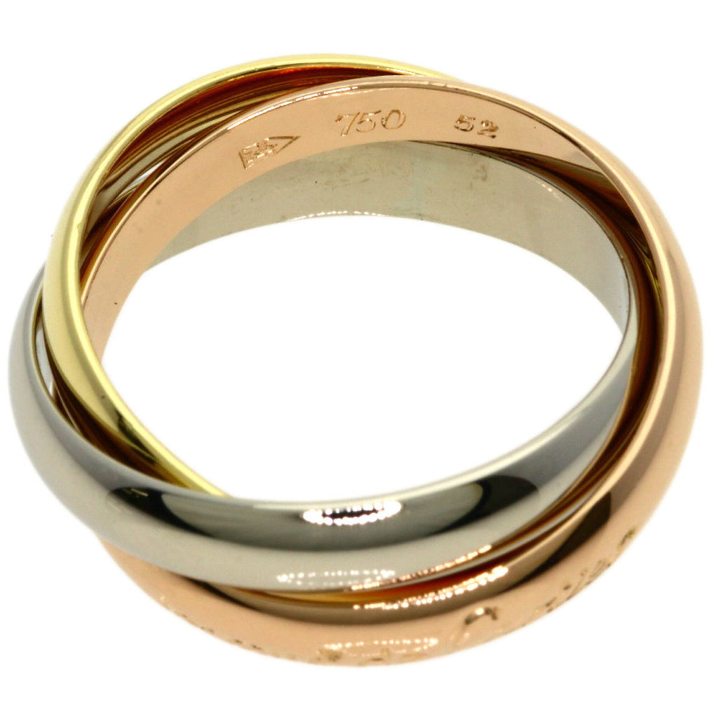 Trinity Ring 18K Yellow Gold and 18K White Gold