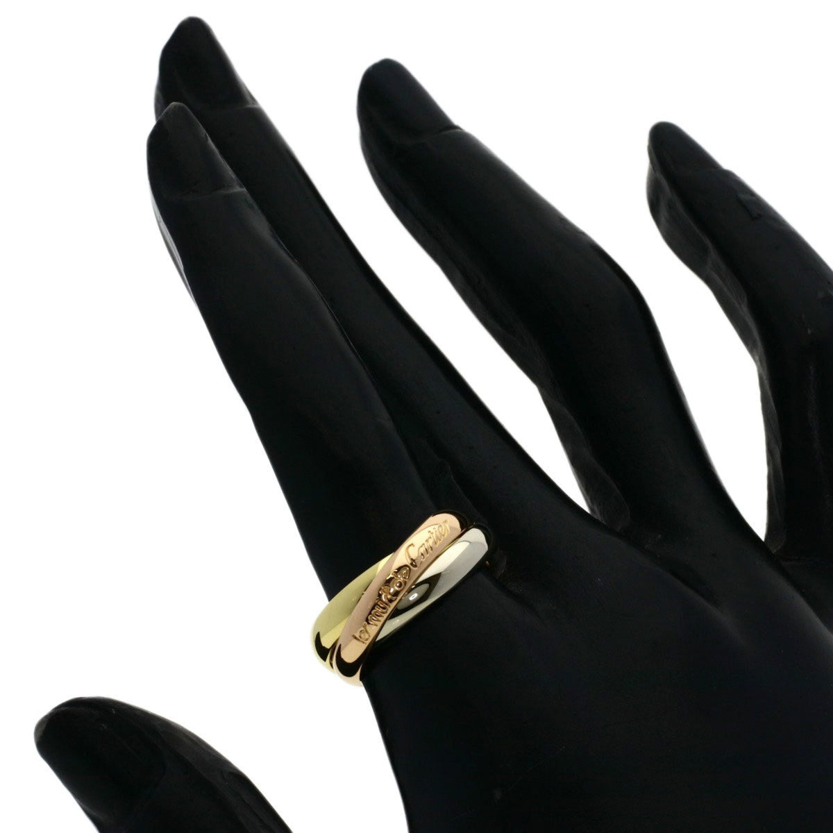 Trinity Ring 18K Yellow Gold and 18K White Gold