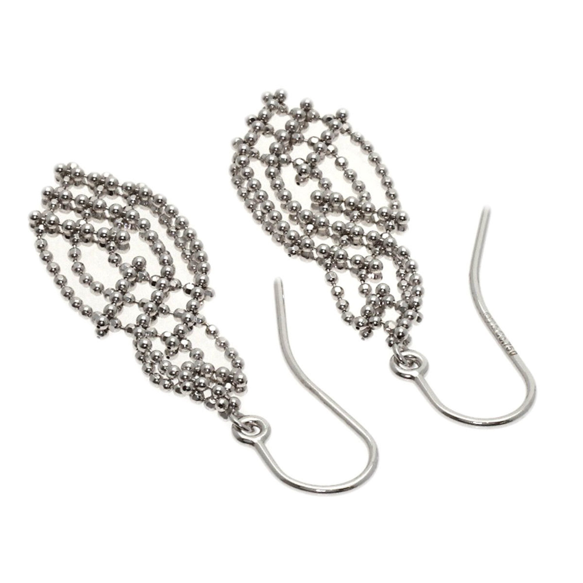 Earrings 18K White Gold