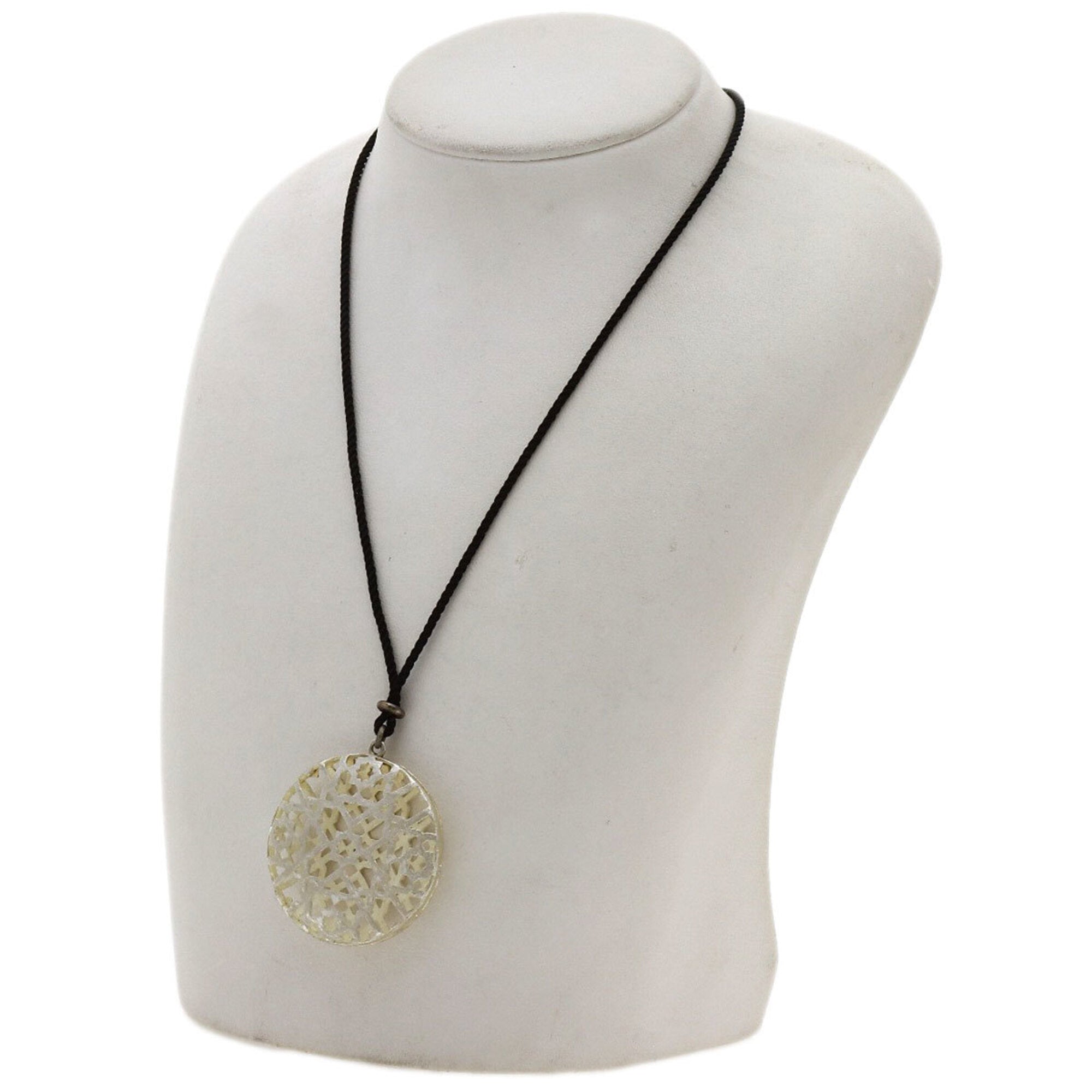 Marrakech Dome Pendant Necklace Sterling Silver
