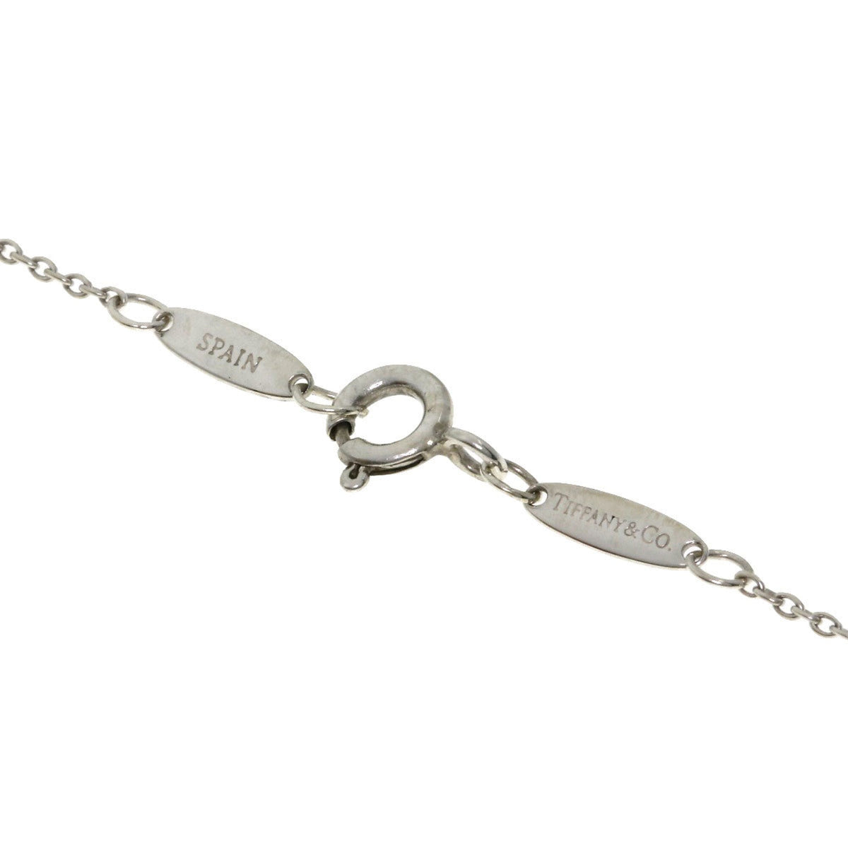 Elsa Peretti Diamonds By The Yard Pendant Necklace Sterling Silver